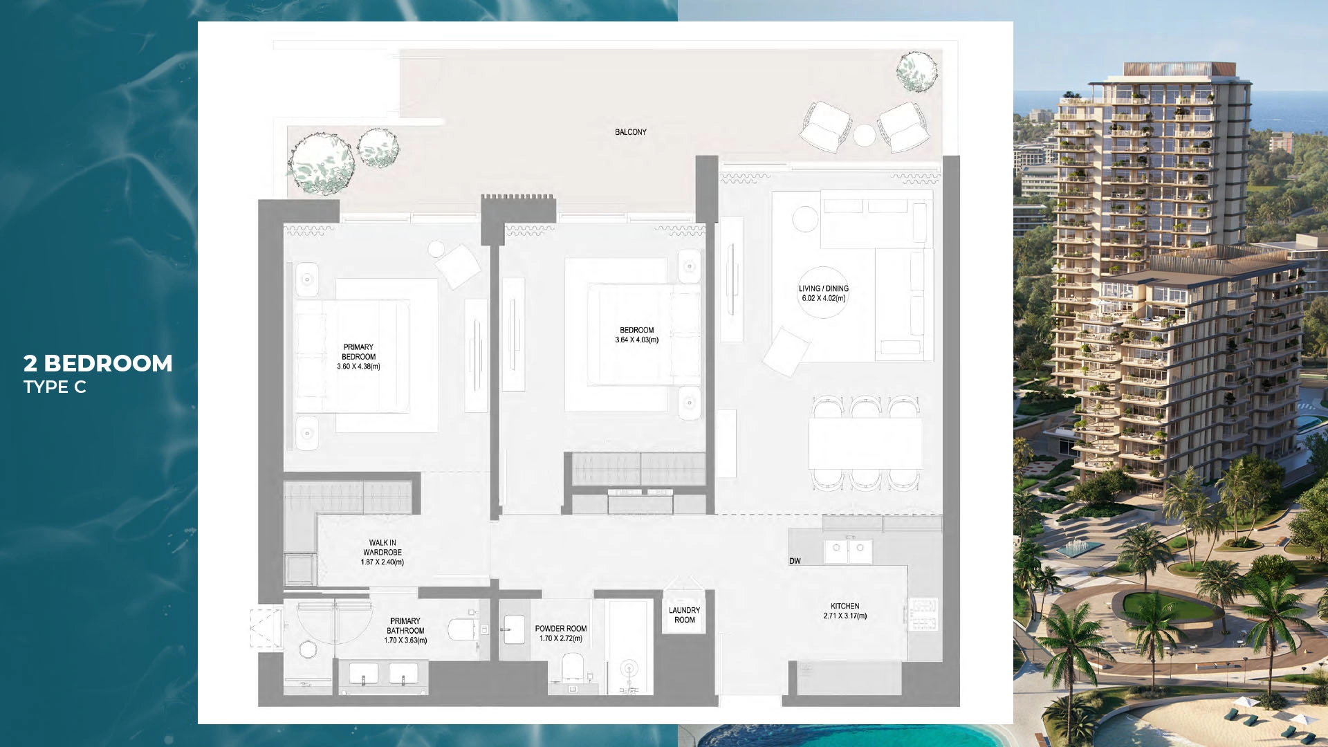 2 BR - Type B